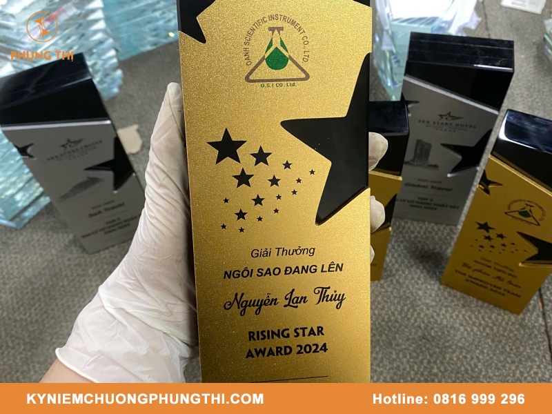 In kỷ niệm chương theo yêu cầu chất lượng cao In kỷ niệm chương theo yêu cầu