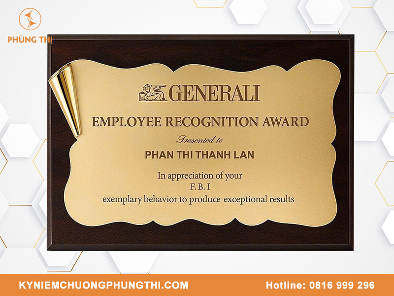Bảng vinh danh công ty