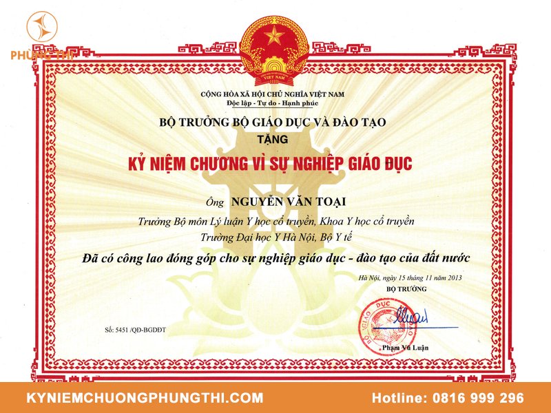Huy chương vì sự nghiệp giáo dục
