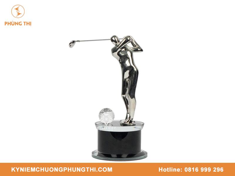 Cúp Golf Pha Lê sang trọng cho các giải đấu chuyên nghiệp Cúp Golf Pha Lê