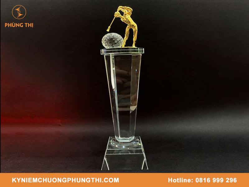 Cúp Golf Pha Lê sang trọng cho các giải đấu chuyên nghiệp Cúp Golf Pha Lê
