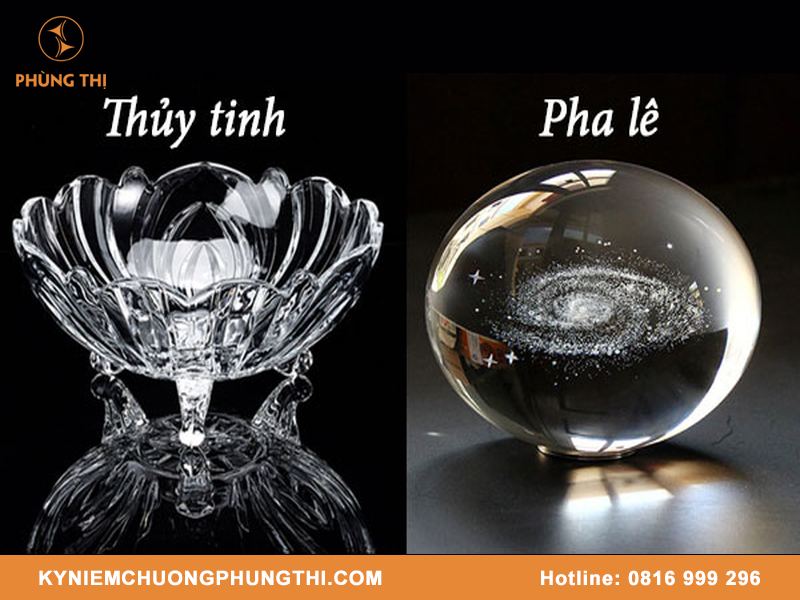 Pha lê và thủy tinh khác nhau thế nào? Pha lê và thủy tinh khác nhau thế nào?