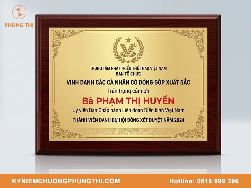 Bảng vinh danh Cần Thơ làm theo yêu cầu riêng biệt Bảng vinh danh Cần Thơ