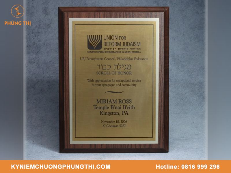 Bảng vinh danh gần đây mẫu mã đẹp, uy tín & chất lượng Bảng vinh danh gần đây