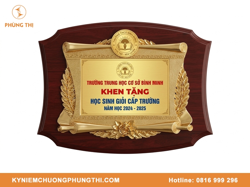 Bảng vinh danh học sinh giỏi cấp trường thiết kế đẹp Bảng vinh danh học sinh giỏi cấp trường
