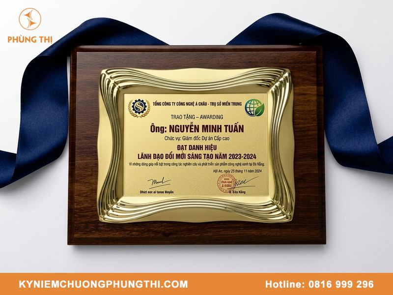Bảng vinh danh nhà tài trợ sự kiện bền đẹp và sang trọng Bảng vinh danh nhà tài trợ sự kiện