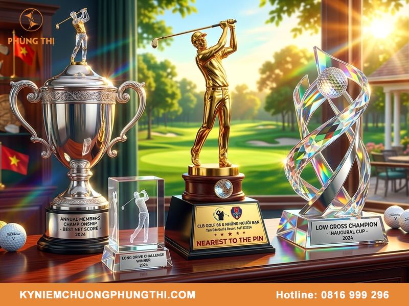 Các loại cúp golf phổ biến