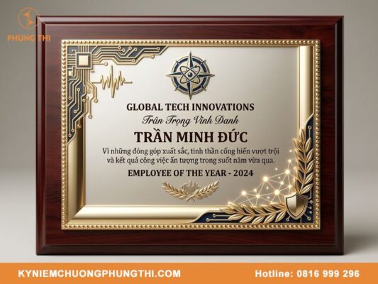 Nên chọn bảng vinh danh hay cúp