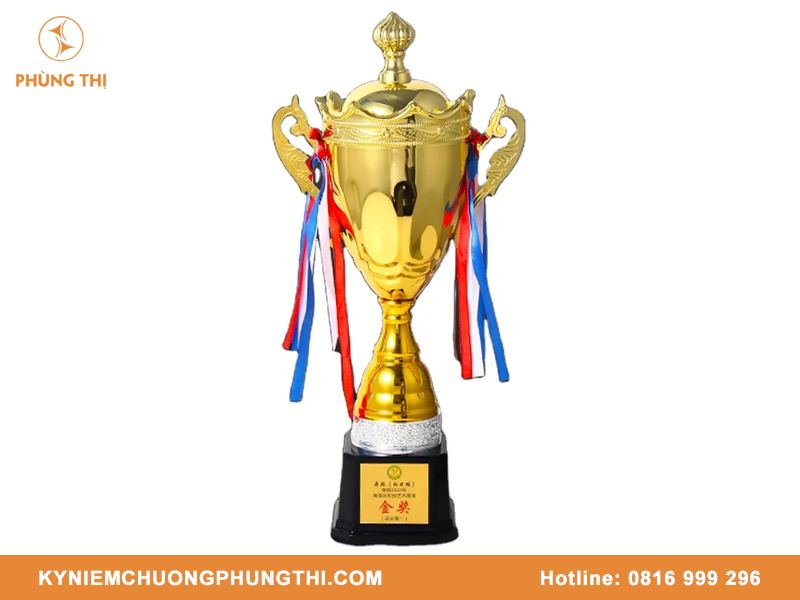 Cúp hợp kim in nội dung thiết kế đẹp, chất liệu bền bỉ Cúp hợp kim in nội dung